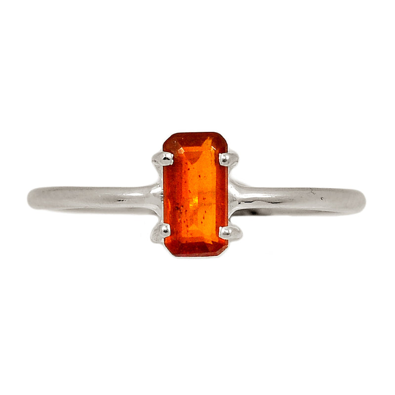 Claw - Orange Kyanite Faceted Ring - OKFR194