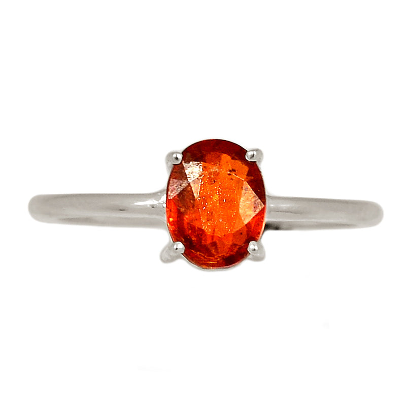 Claw - Orange Kyanite Faceted Ring - OKFR197