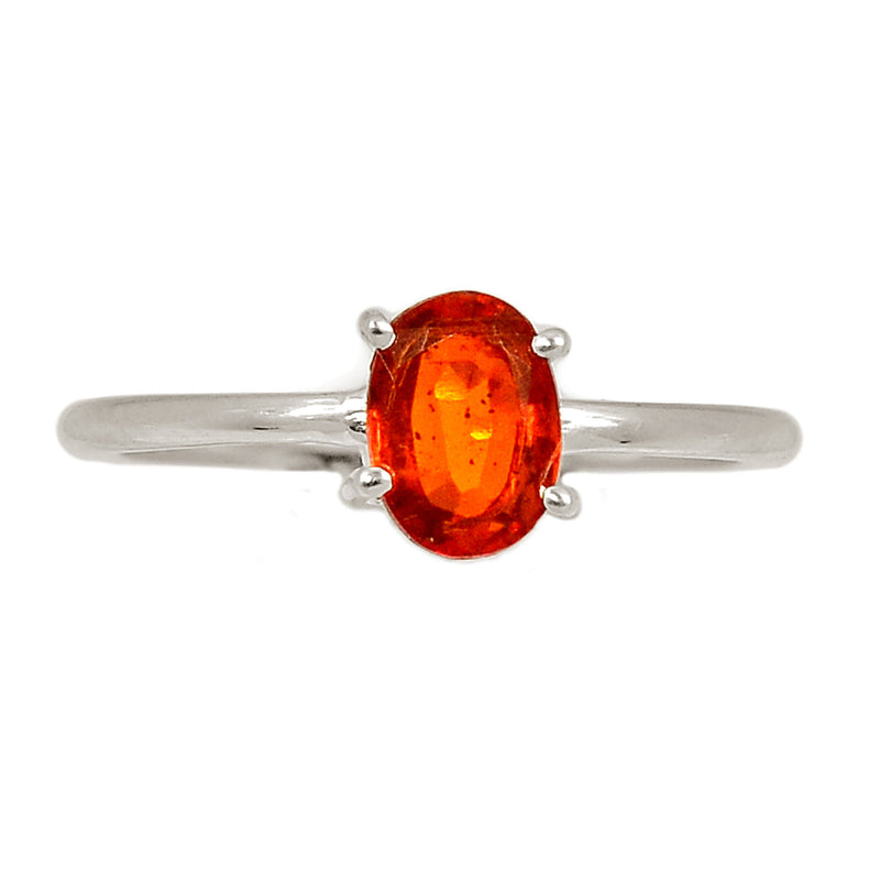 Claw - Orange Kyanite Faceted Ring - OKFR198