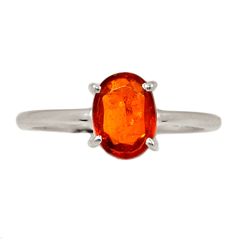 Claw - Orange Kyanite Faceted Ring - OKFR202