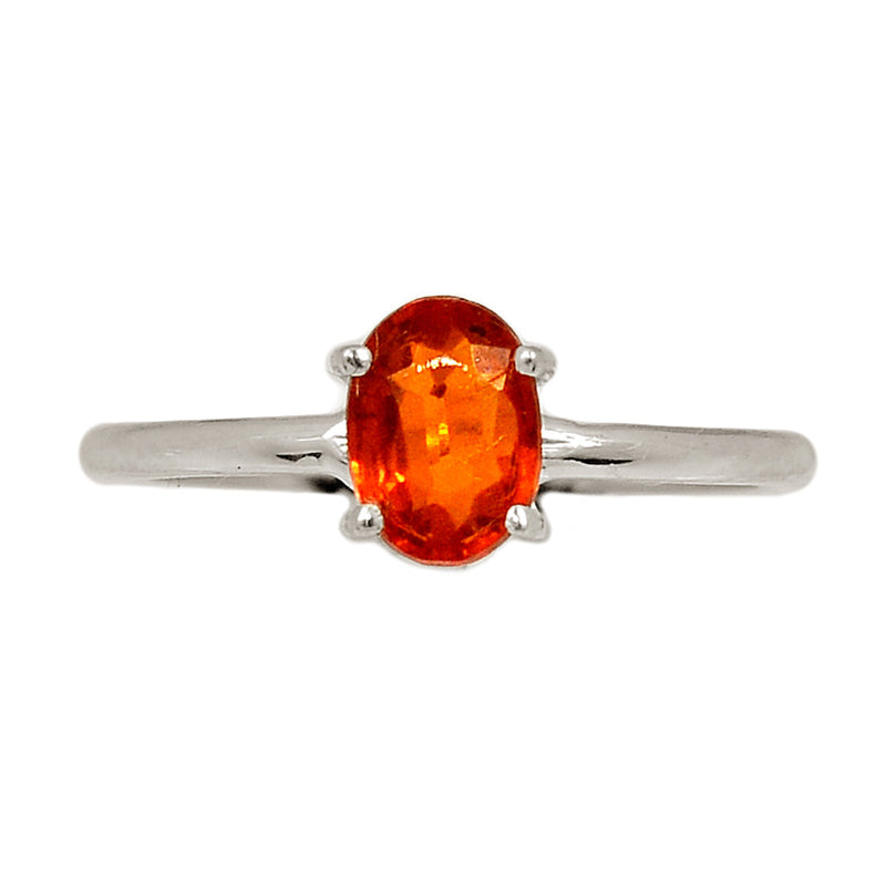 Claw - Orange Kyanite Faceted Ring - OKFR205