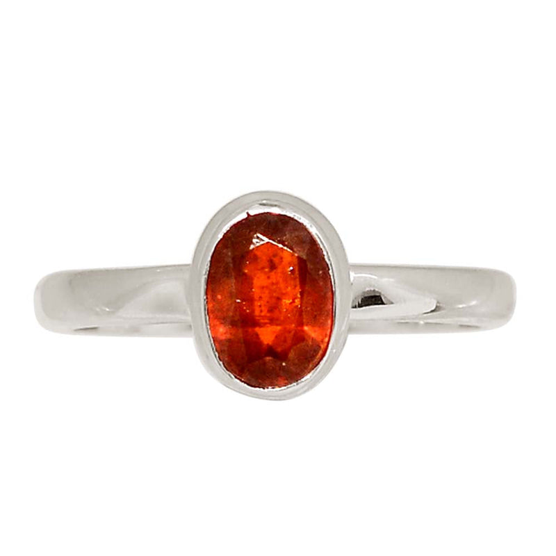 Orange Kyanite Faceted Ring - OKFR211