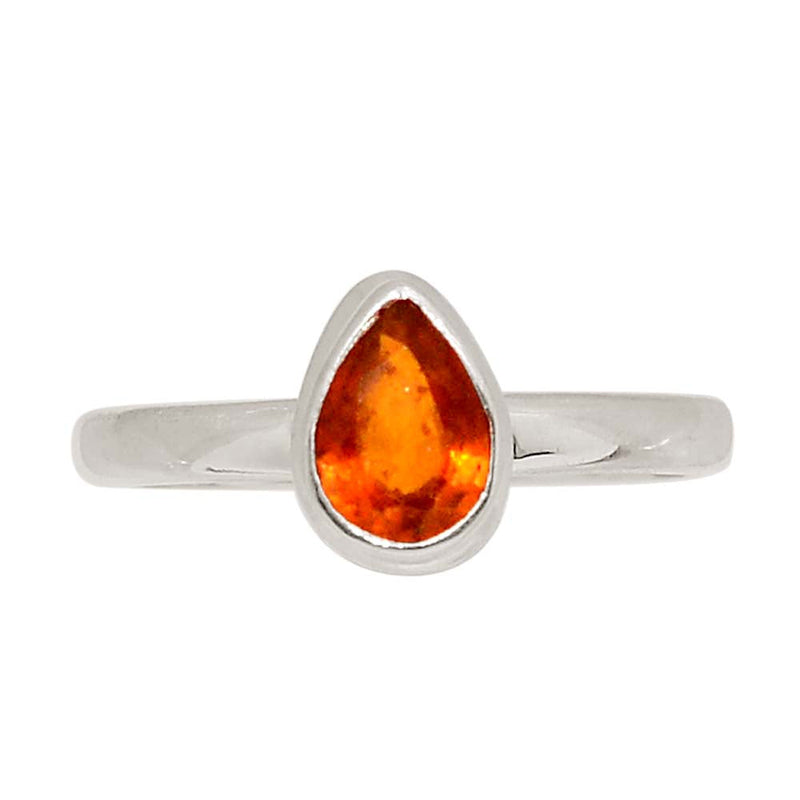 Orange Kyanite Faceted Ring - OKFR214
