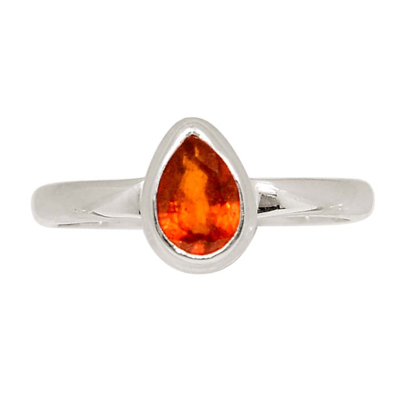 Orange Kyanite Faceted Ring - OKFR216