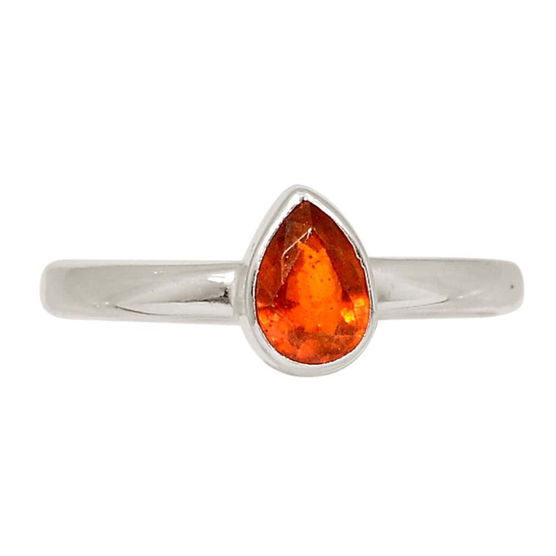 Orange Kyanite Faceted Ring - OKFR218