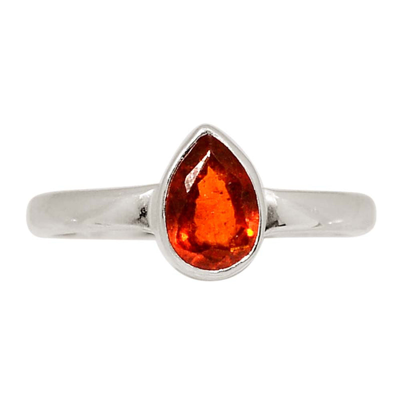 Orange Kyanite Faceted Ring - OKFR220