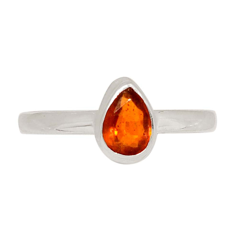 Orange Kyanite Faceted Ring - OKFR221