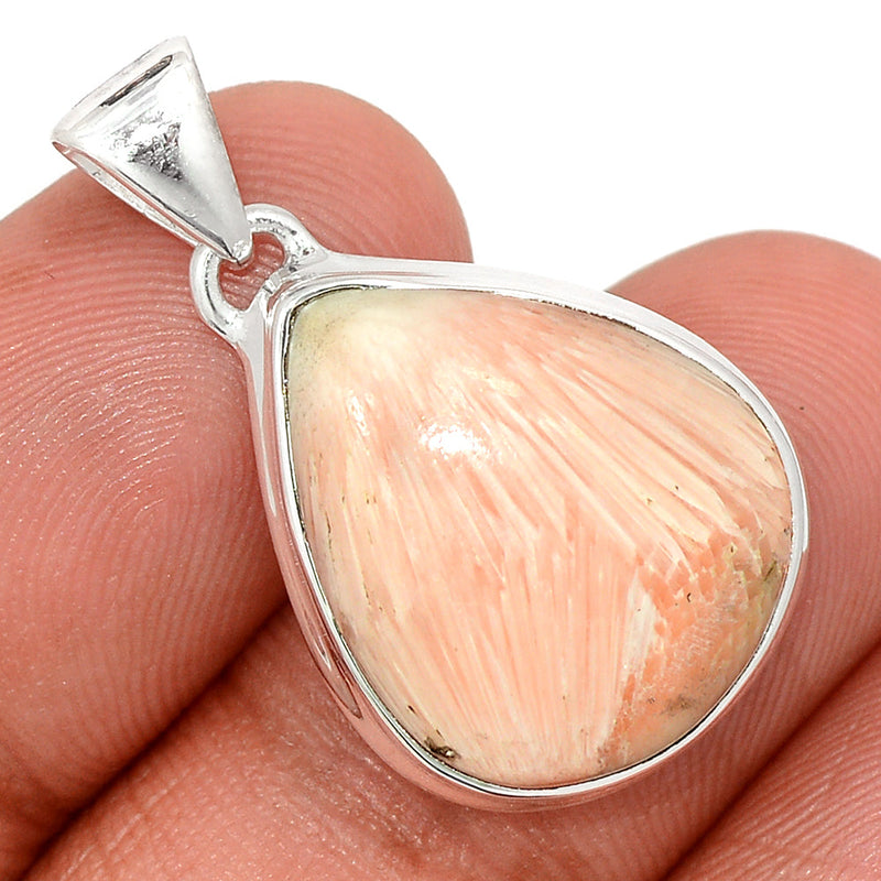 1.2" Orange Scolecite Pendants - OSCP521