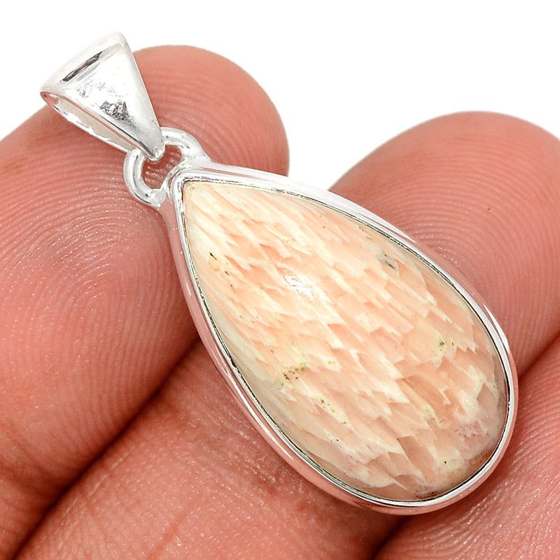 1.3" Orange Scolecite Pendants - OSCP522