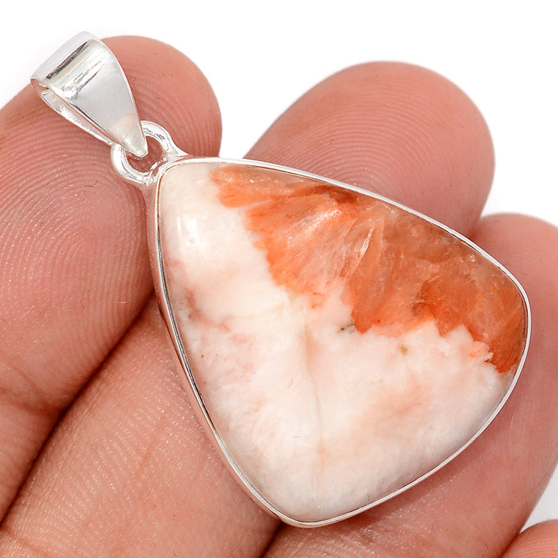 1.6" Orange Scolecite Pendants - OSCP551