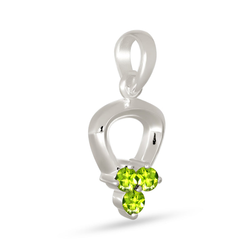 3*3 MM Round - Peridot Pendants - P1296P