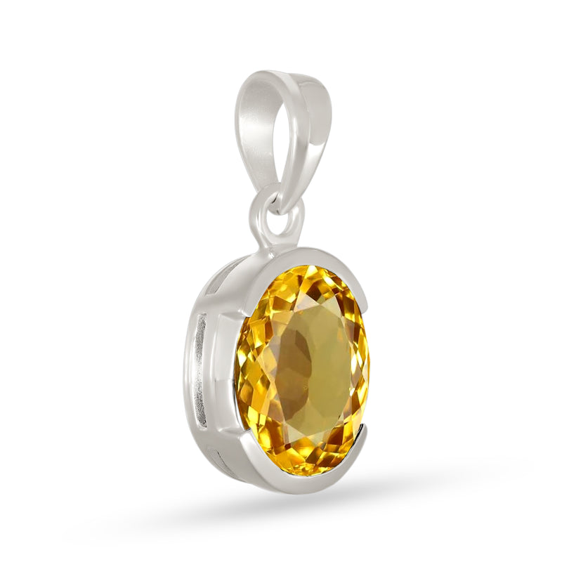 10*14 MM Oval - Citrine Pendants - P1299C