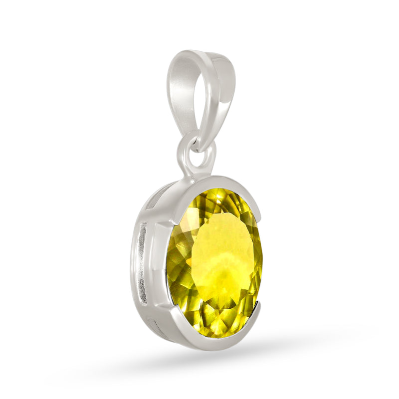 10*14 MM Oval - Lemon Topaz Pendants - P1299LT