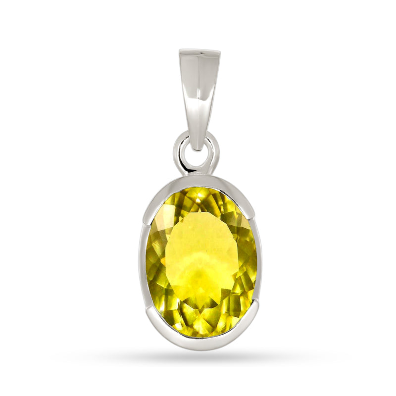 10*14 MM Oval - Lemon Topaz Pendants - P1299LT