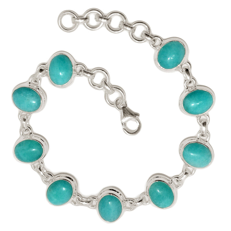 8.5" Peruvian Amazonite Bracelets - PANB30