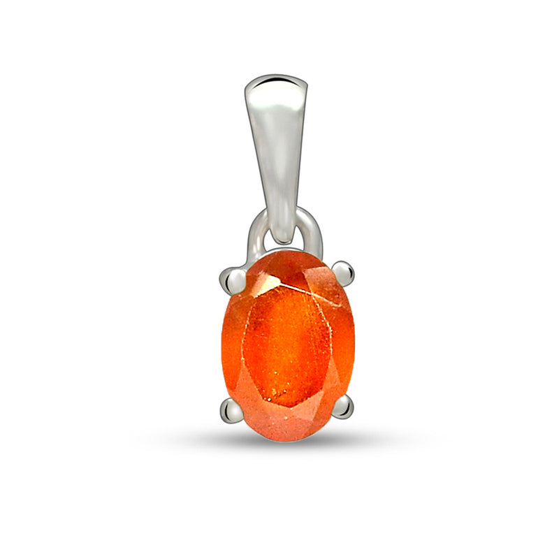 7*5 MM Oval - Orange Kyanite Faceted Pendants - PBC201-OKF Catalogue