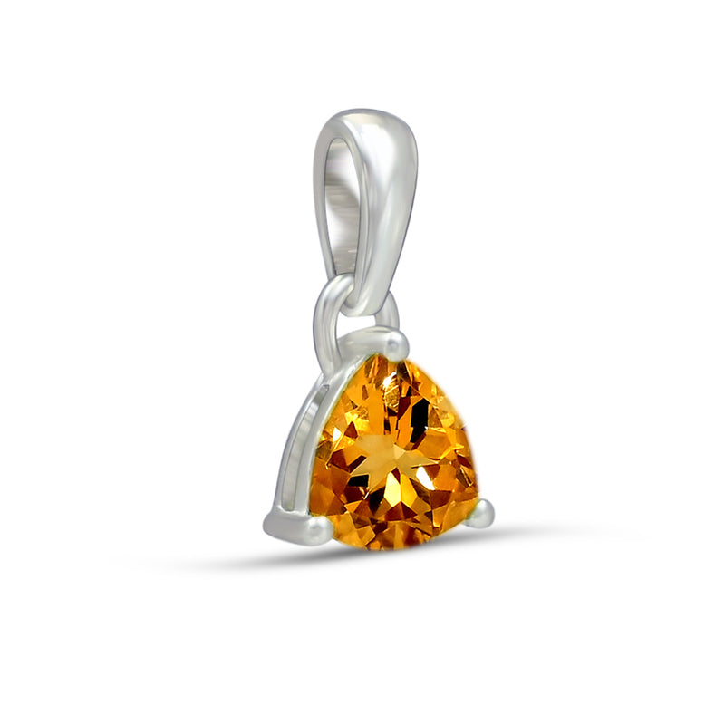 6*6 MM Trillion - Citrine Pendants - PBC204-C Catalogue