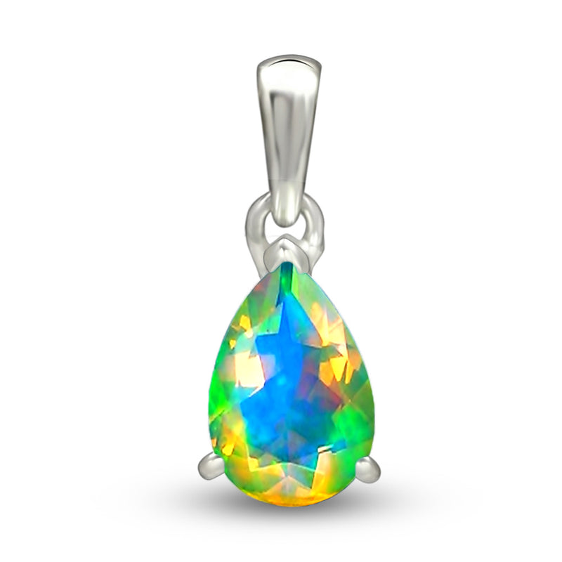 7*5 MM Pear - Ethiopian Opal Faceted Pendants - PBC209-EOF Catalogue