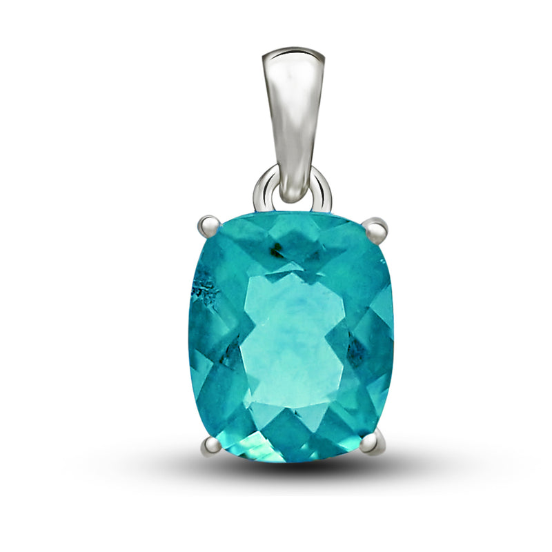 10*8 MM Cushion - Belgian Teal Fluorite Pendants - PBC212-BTF Catalogue