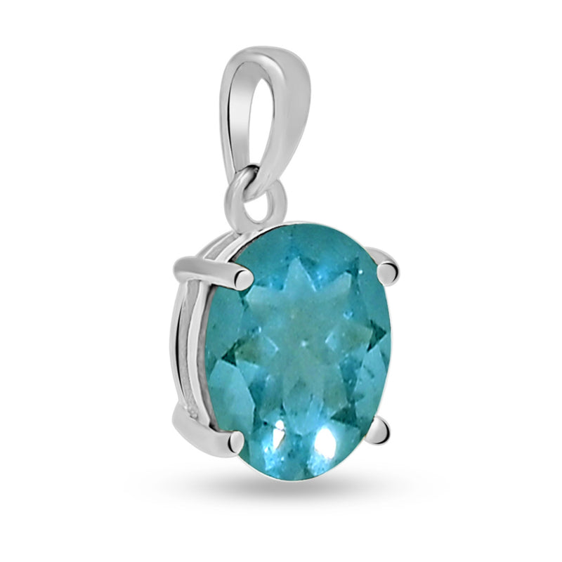 10*8 MM Oval - Belgian Teal Fluorite Pendants - PBC213-BTF Catalogue