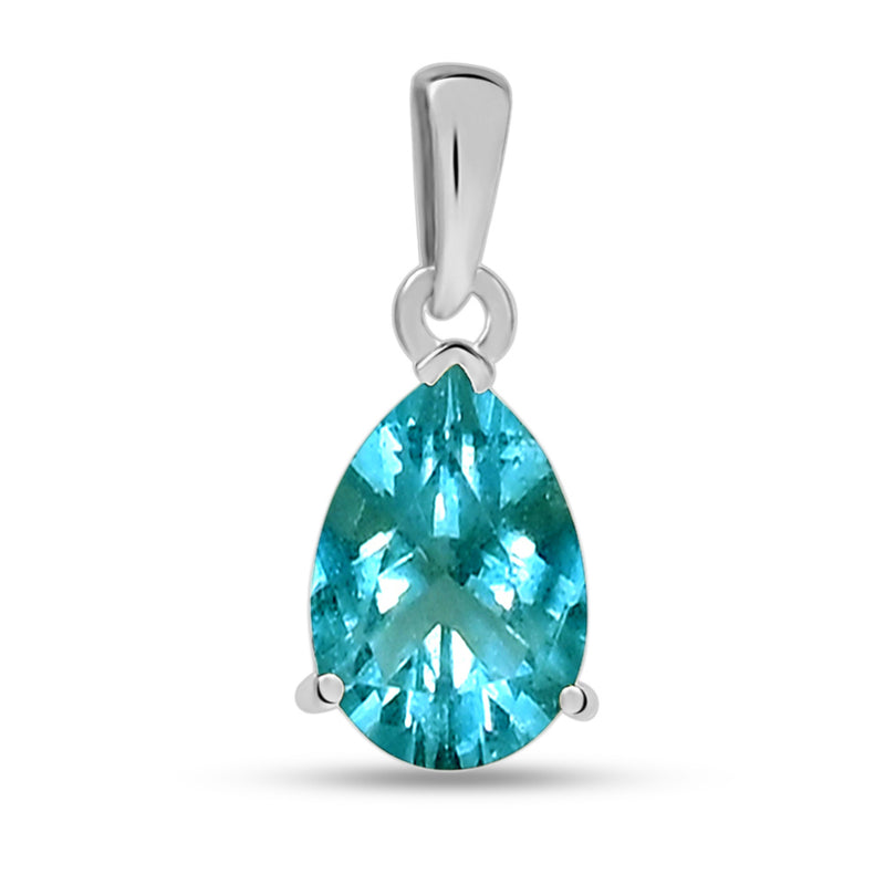 10*7 MM Pear - Belgian Teal Fluorite Pendants - PBC216-BTF Catalogue