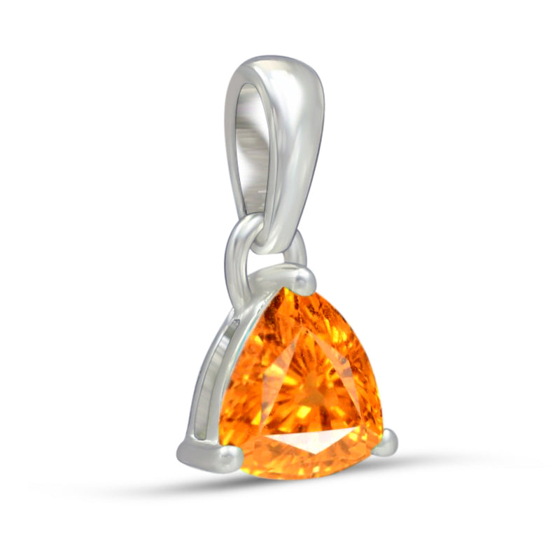 5*5 MM Trillion - Mandarin Garnet Faceted Pendants - PBC218-OGF Catalogue