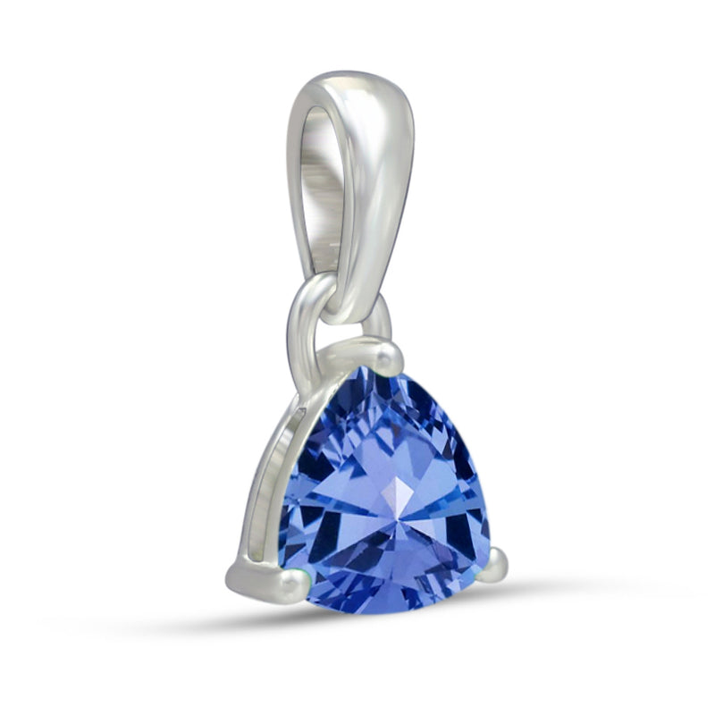 5*5 MM Trillion - Tanzanite Faceted Pendants - PBC218-TZF Catalogue