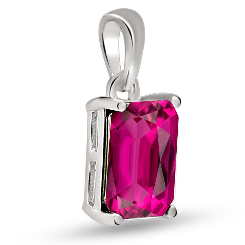 8*6 MM Octo - Pink Topaz Pendants - PBC226-PTZ Catalogue