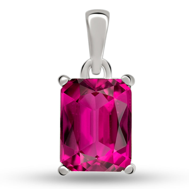 8*6 MM Octo - Pink Topaz Pendants - PBC226-PTZ Catalogue