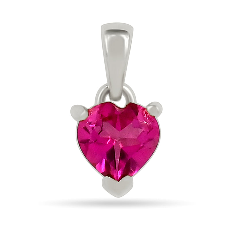 6*6 MM Heart - Pink Topaz Pendants - PBC230-PTZ Catalogue