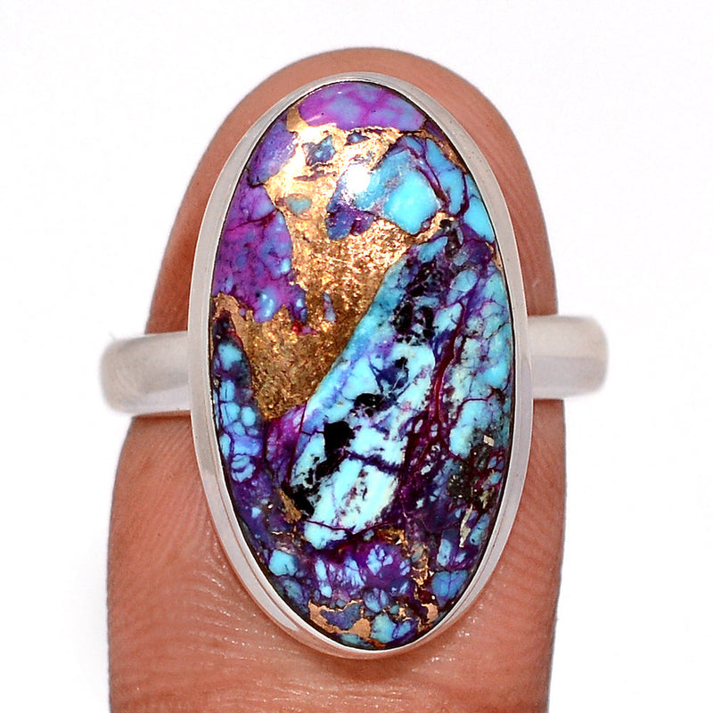 Purple Copper Tq. With Blue Tq. Ring - PCWR100