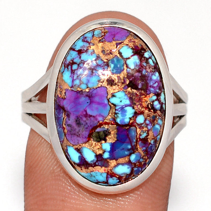 Purple Copper Tq. With Blue Tq. Ring - PCWR102