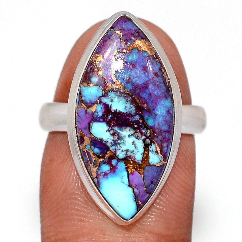 Purple Copper Tq. With Blue Tq. Ring - PCWR106