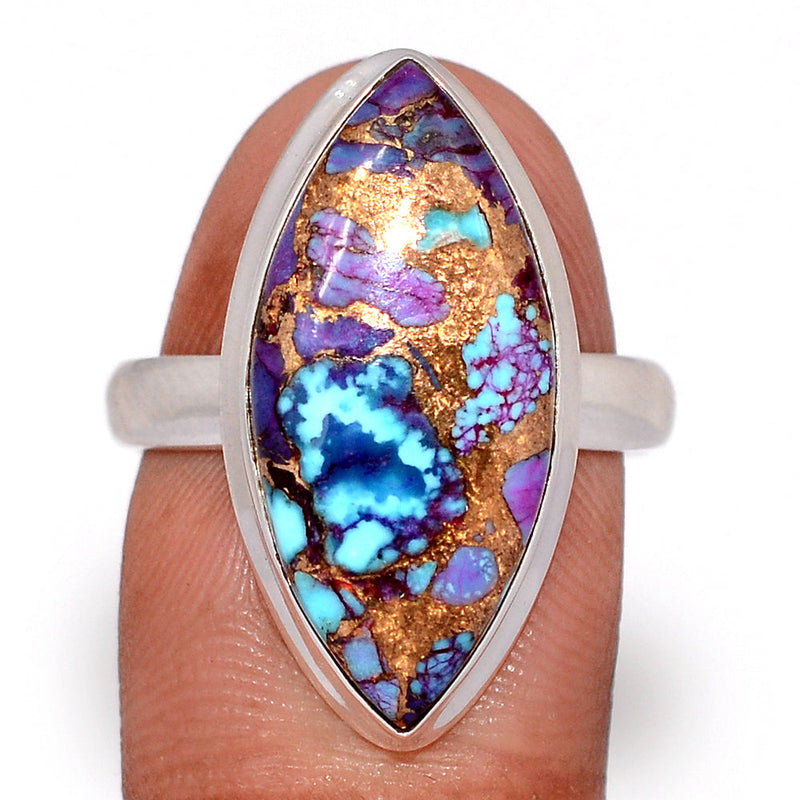 Purple Copper Tq. With Blue Tq. Ring - PCWR109