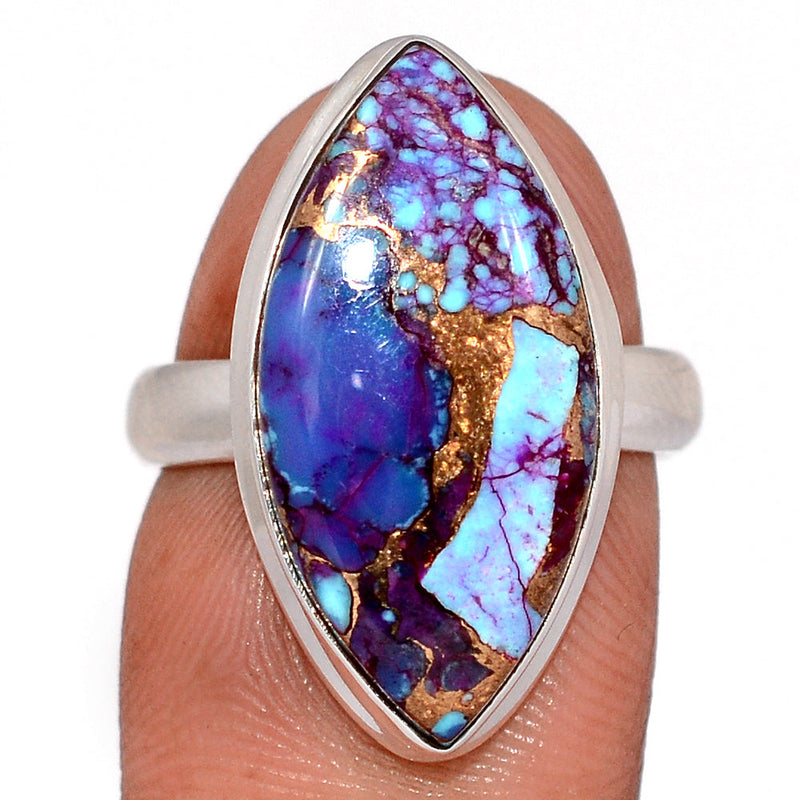 Purple Copper Tq. With Blue Tq. Ring - PCWR114