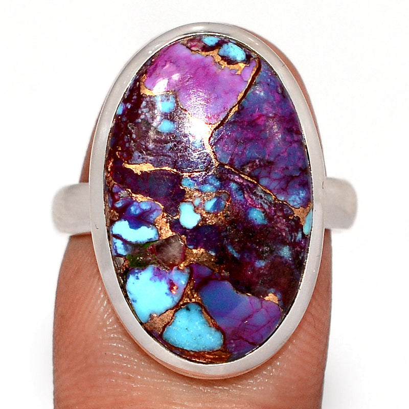 Purple Copper Tq. With Blue Tq. Ring - PCWR116