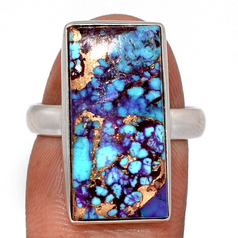 Purple Copper Tq. With Blue Tq. Ring - PCWR119