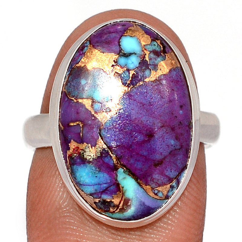 Purple Copper Tq. With Blue Tq. Ring - PCWR120