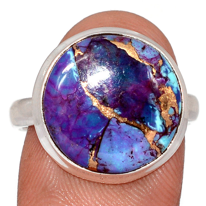 Purple Copper Tq. With Blue Tq. Ring - PCWR122