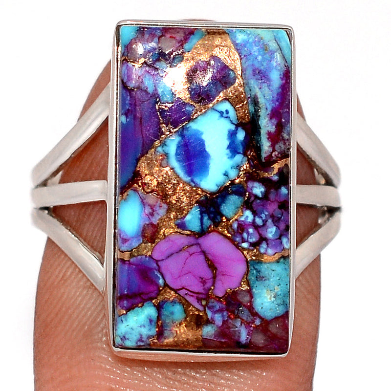 Purple Copper Tq. With Blue Tq. Ring - PCWR124