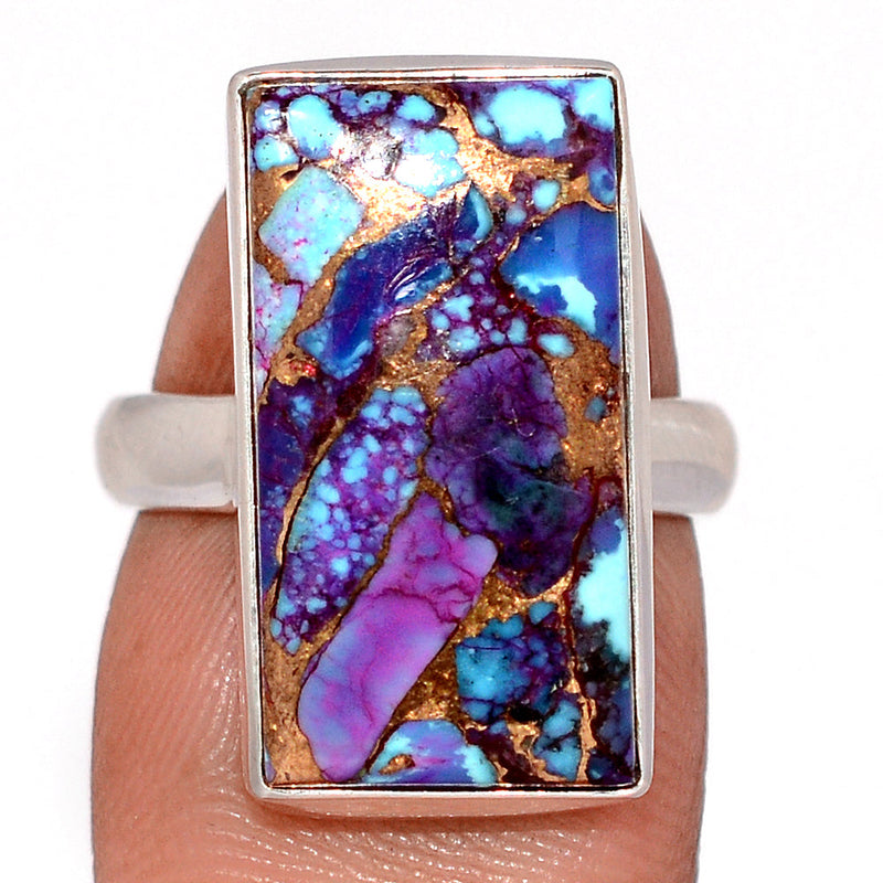 Purple Copper Tq. With Blue Tq. Ring - PCWR125