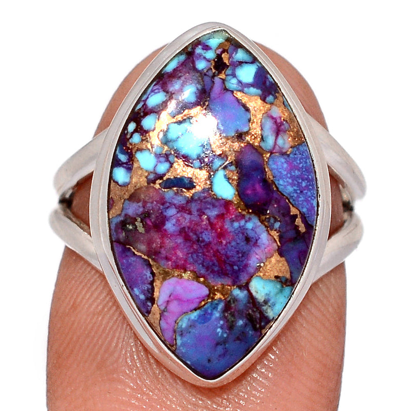 Purple Copper Tq. With Blue Tq. Ring - PCWR126