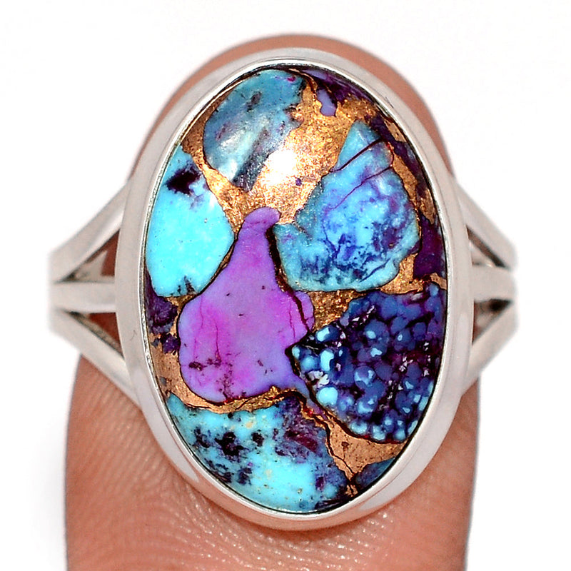 Purple Copper Tq. With Blue Tq. Ring - PCWR127