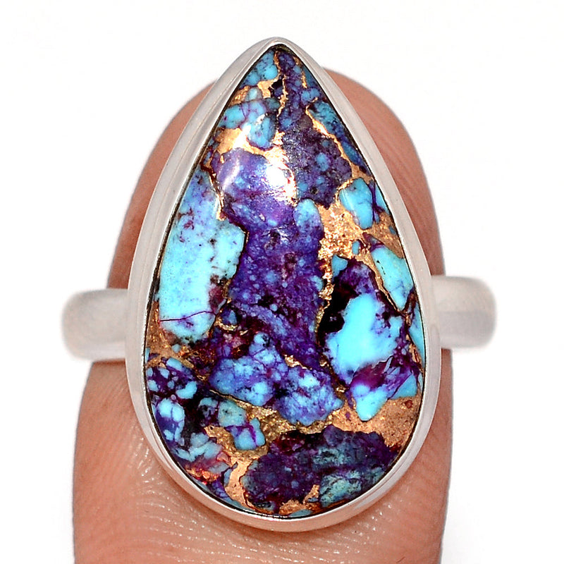 Purple Copper Tq. With Blue Tq. Ring - PCWR128