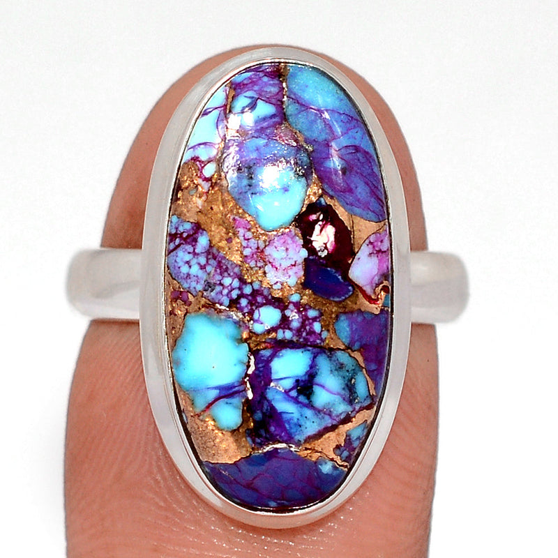 Purple Copper Tq. With Blue Tq. Ring - PCWR96