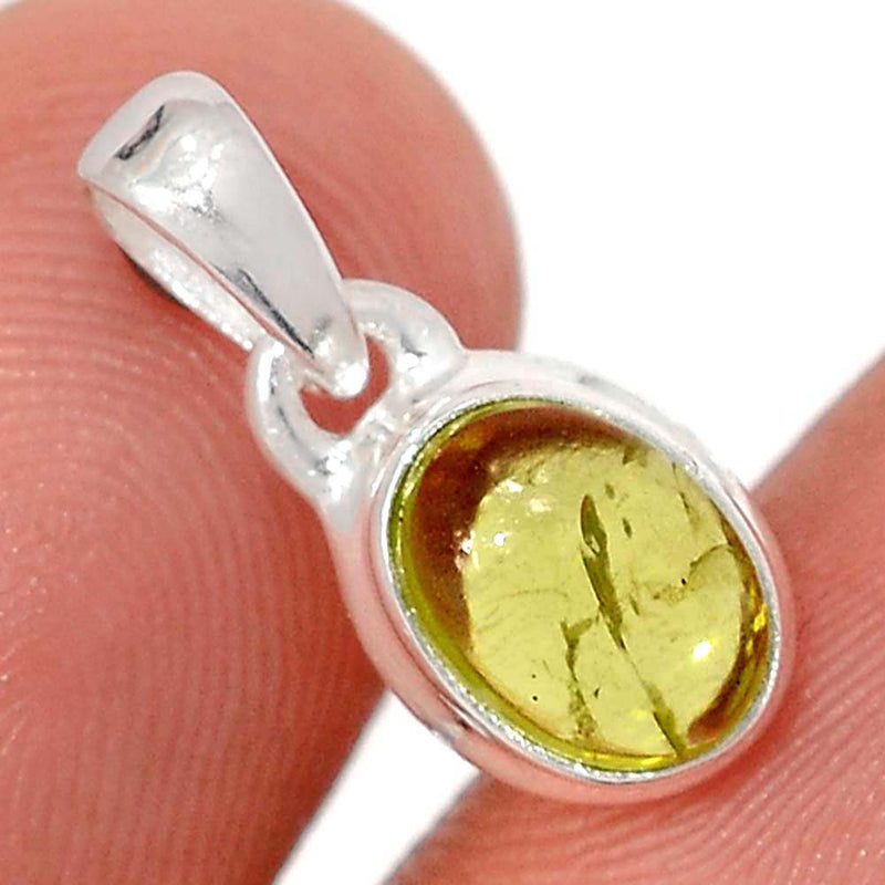 0.7" Peridot Cabochon Pendants - PDCP1