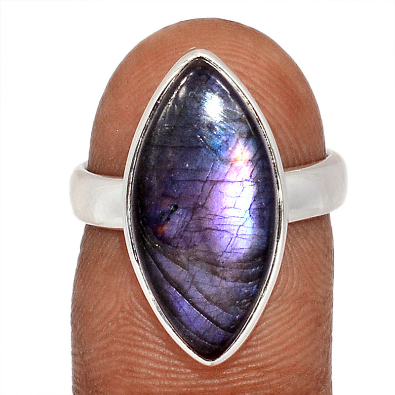 Purple Fire Labradorite Ring - PFLR1431