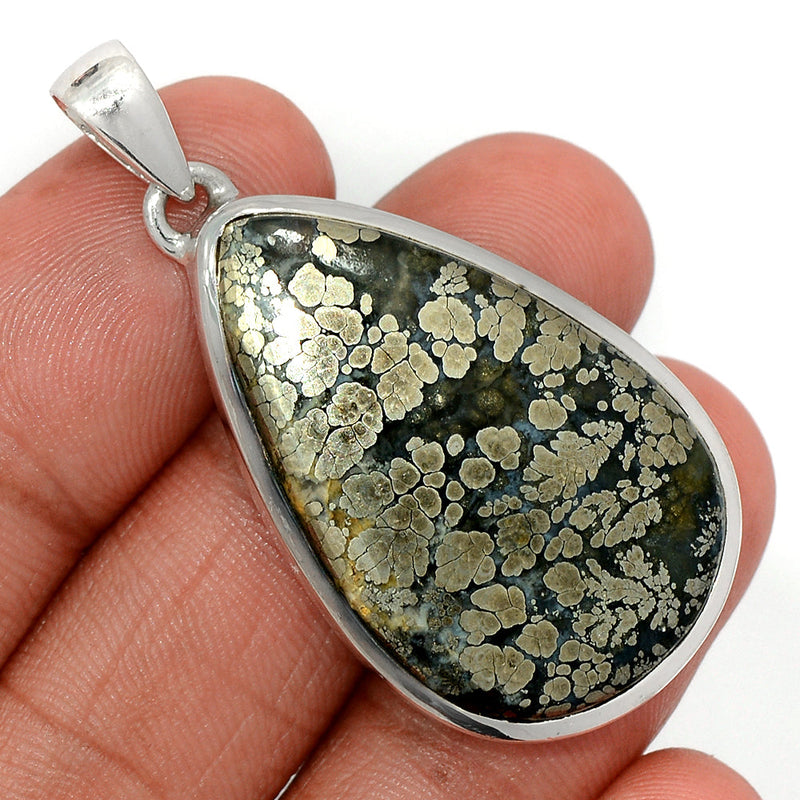 1.8" Pyrite In Agate Pendants - PIAP383