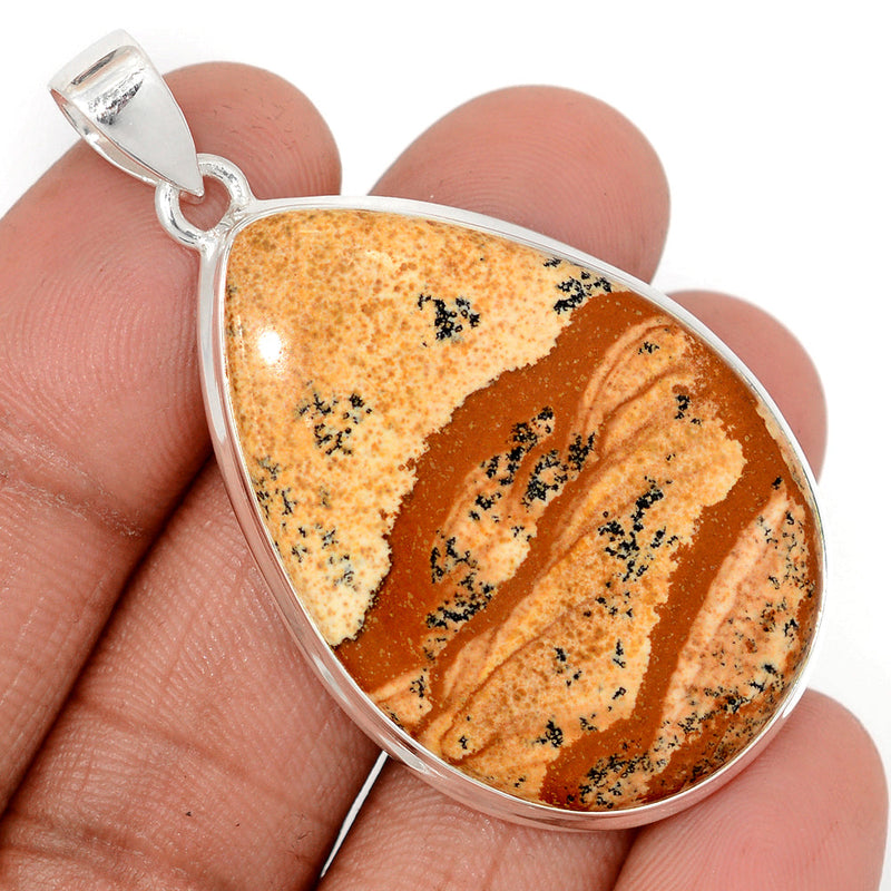 2.1" PIcture Jasper Pendants - PIJP418