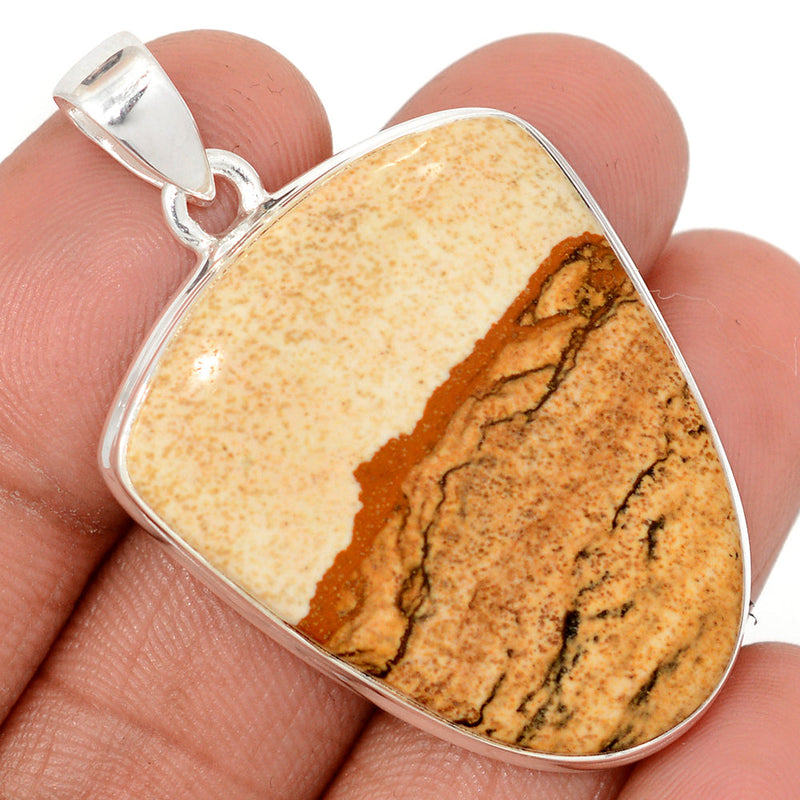 1.8" PIcture Jasper Pendants - PIJP427
